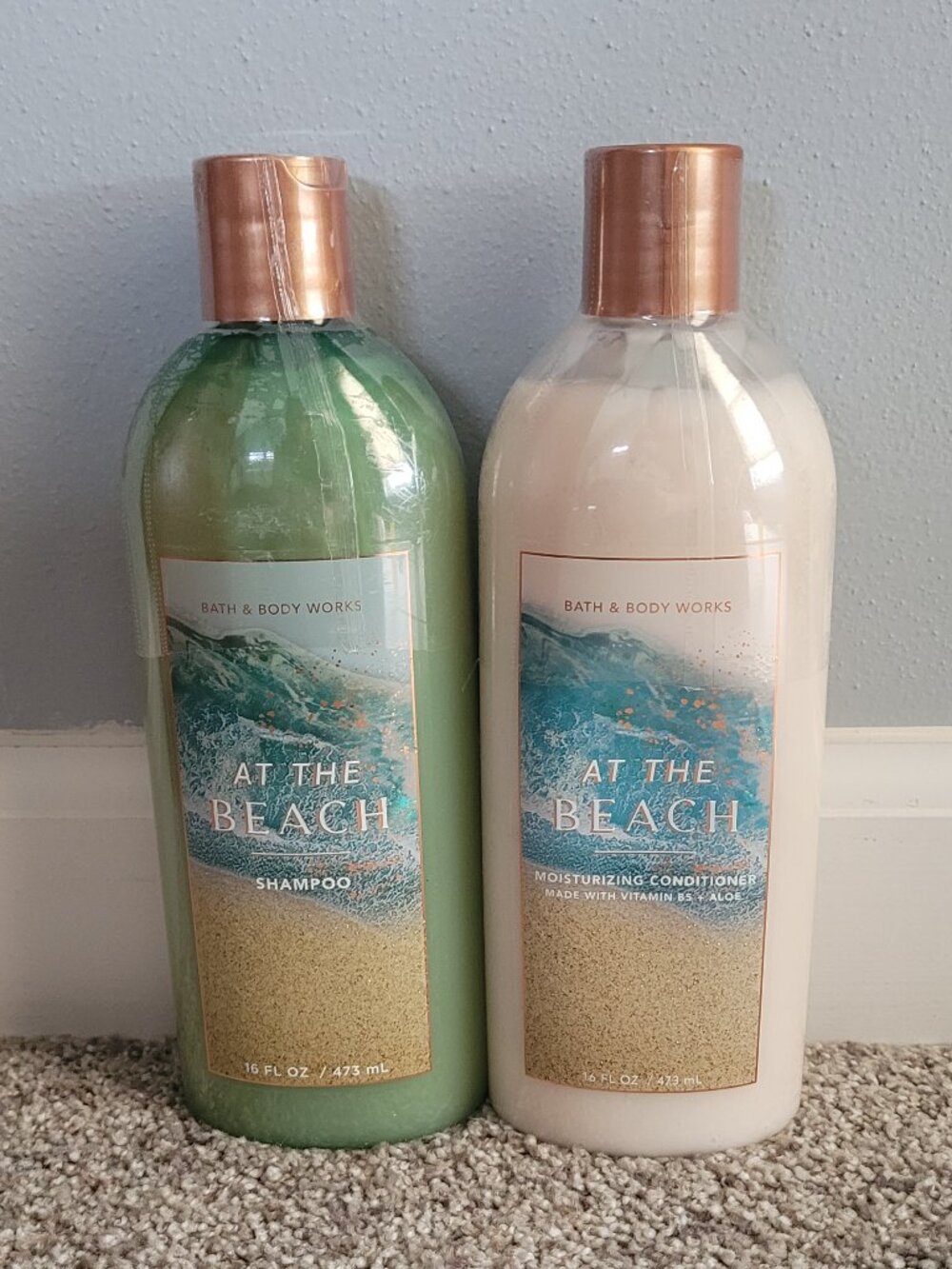 Bath & Body Works At the Beach Shampoo & Conditioner Set - 16 oz - New